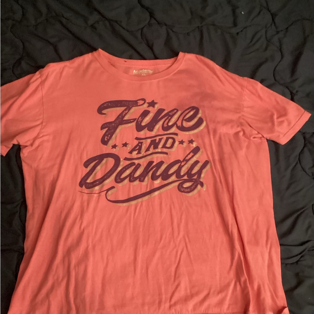 Fine and Dandy Women's Coral Tee